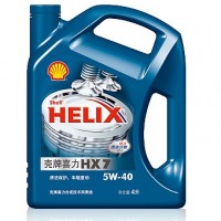 shell壳牌机油 喜力HX7半合成机油5W-40 4L蓝壳 蓝喜力