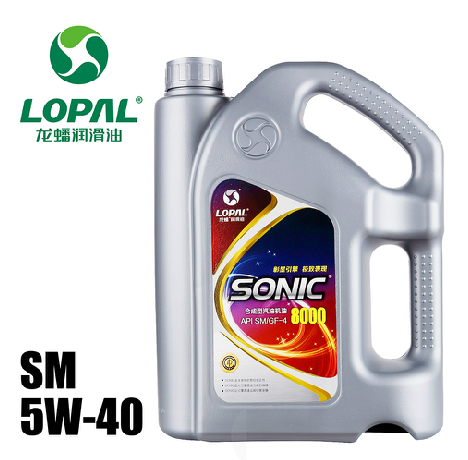 龙蟠 SONIC8000 合成油 正品机油汽车机油 汽车润滑油 SM 5W-40